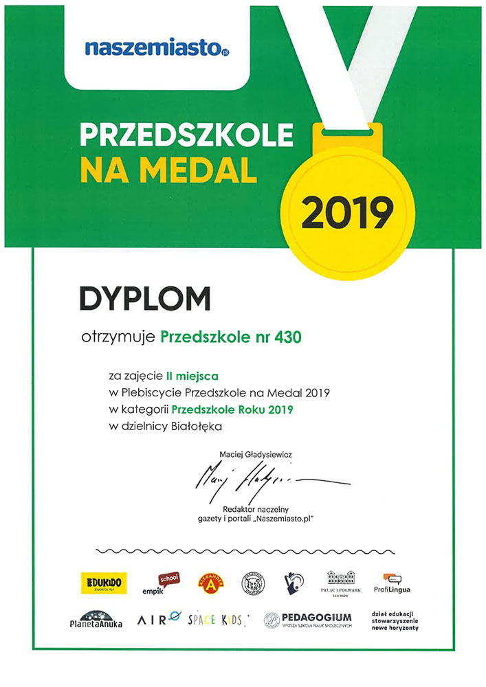 2019_Przedszkole-na-medal